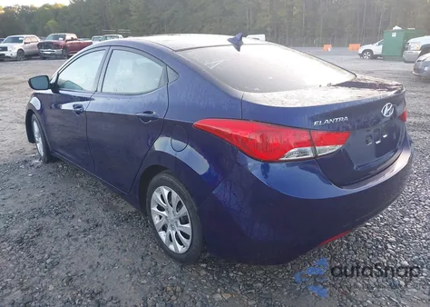 2013 Hyundai Elantra Gls из США, поврежденный, VIN 5NPDH4AE0DH296352